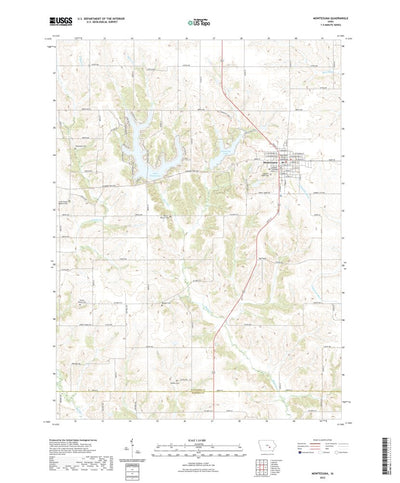 United States Geological Survey Montezuma, IA (2022, 24000-Scale) digital map