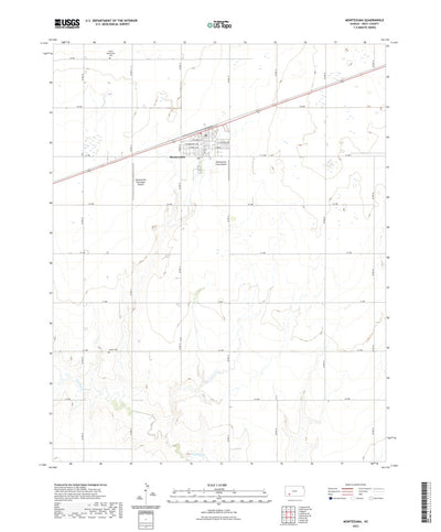 United States Geological Survey Montezuma, KS (2022, 24000-Scale) digital map