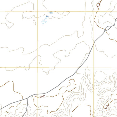 United States Geological Survey Montezumas Chair NW, AZ (2021, 24000-Scale) digital map