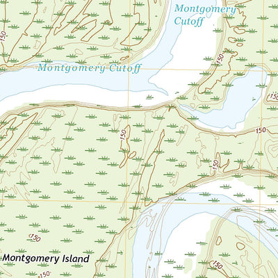 United States Geological Survey Montgomery Island, AR (2020, 24000-Scale) digital map