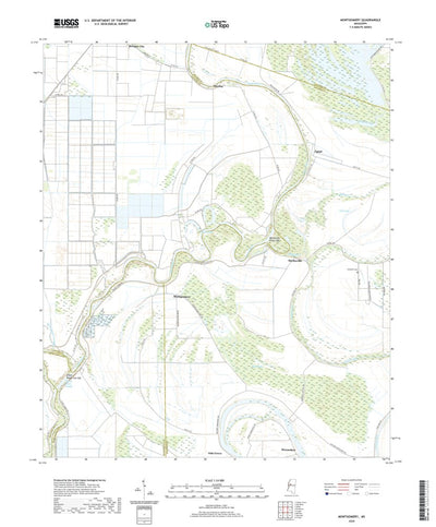 United States Geological Survey Montgomery, MS (2020, 24000-Scale) digital map