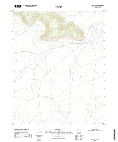 United States Geological Survey Montoya Point, NM (2020, 24000-Scale) digital map