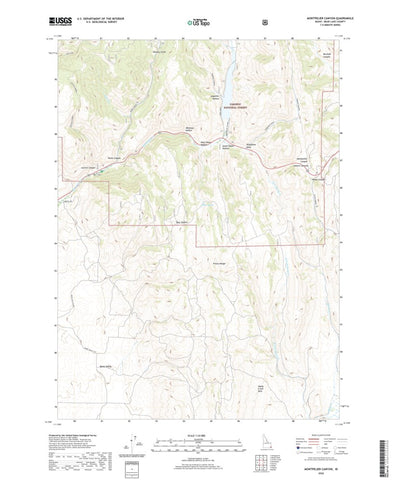 United States Geological Survey Montpelier Canyon, ID (2020, 24000-Scale) digital map