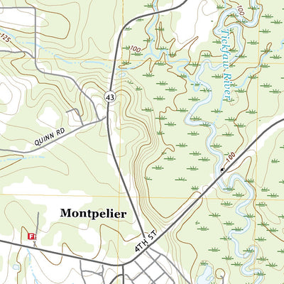United States Geological Survey Montpelier, LA (2020, 24000-Scale) digital map
