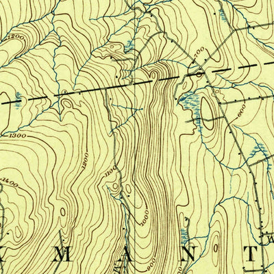 United States Geological Survey Mooers, NY (1895, 62500-Scale) digital map