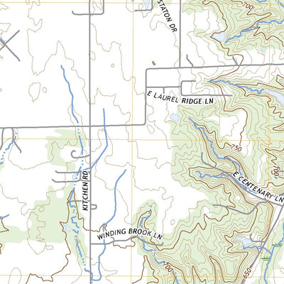 United States Geological Survey Mooresville East, IN (2022, 24000-Scale) digital map
