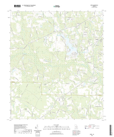 United States Geological Survey Mora, GA (2020, 24000-Scale) digital map