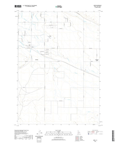 United States Geological Survey Mora, ID (2020, 24000-Scale) digital map