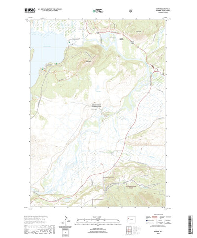 United States Geological Survey Moran, WY (2021, 24000-Scale) digital map