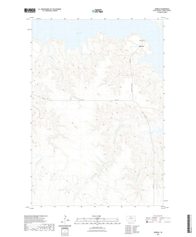 United States Geological Survey Moreau, SD (2021, 24000-Scale) digital map
