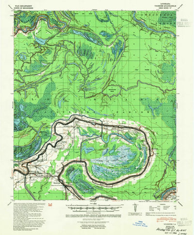 United States Geological Survey Moreauville, LA (1941, 62500-Scale) digital map