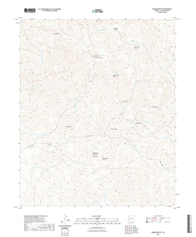 United States Geological Survey Morgan Butte, AZ (2021, 24000-Scale) digital map