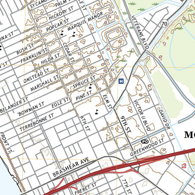 United States Geological Survey Morgan City, LA (2020, 24000-Scale) digital map