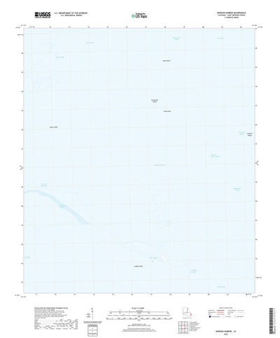 United States Geological Survey Morgan Harbor, LA (2020, 24000-Scale) digital map