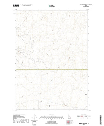 United States Geological Survey Morgans Pasture NW, ID (2020, 24000-Scale) digital map