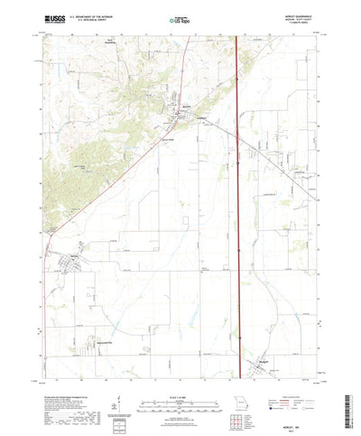 United States Geological Survey Morley, MO (2021, 24000-Scale) digital map