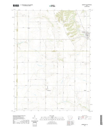 United States Geological Survey Morning Sun, IA (2022, 24000-Scale) digital map