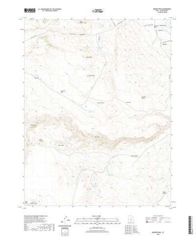 United States Geological Survey Moroni Peak, UT (2020, 24000-Scale) digital map