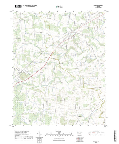 United States Geological Survey Morrison, TN (2022, 24000-Scale) digital map