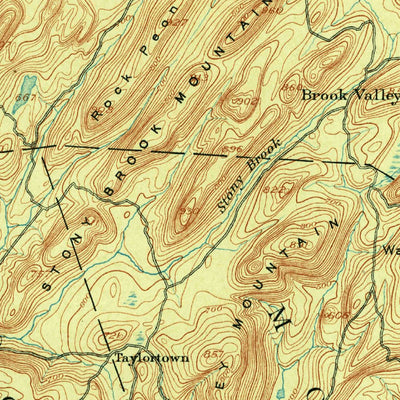 United States Geological Survey Morristown, NJ (1898, 62500-Scale) digital map