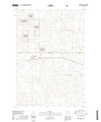 United States Geological Survey Morristown, SD (2021, 24000-Scale) digital map
