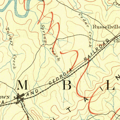 United States Geological Survey Morristown, TN (1883, 125000-Scale) digital map