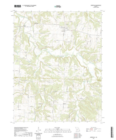 United States Geological Survey Morrisville, MO (2021, 24000-Scale) digital map