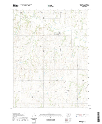United States Geological Survey Morrowville, KS (2022, 24000-Scale) digital map