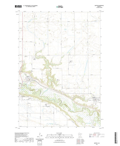 United States Geological Survey Morton, MN (2022, 24000-Scale) digital map