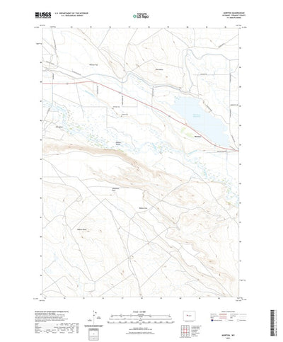 United States Geological Survey Morton, WY (2021, 24000-Scale) digital map