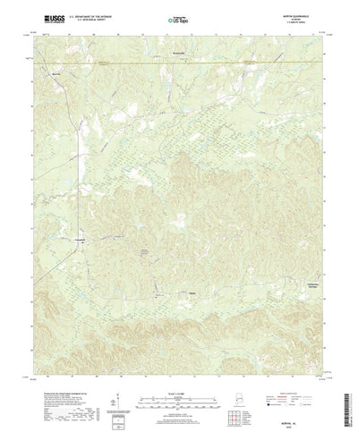 United States Geological Survey Morvin, AL (2020, 24000-Scale) digital map