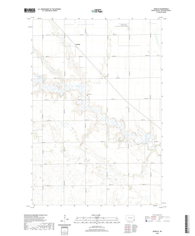 United States Geological Survey Moselle, ND (2020, 24000-Scale) digital map