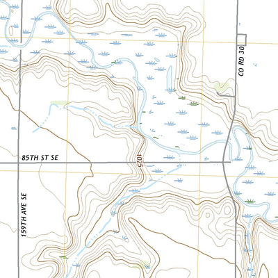 United States Geological Survey Moselle, ND (2020, 24000-Scale) digital map