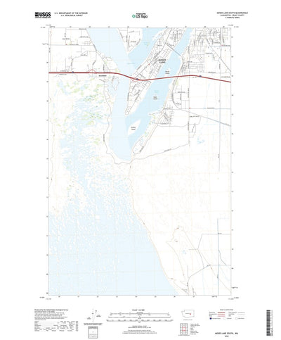 United States Geological Survey Moses Lake South, WA (2020, 24000-Scale) digital map