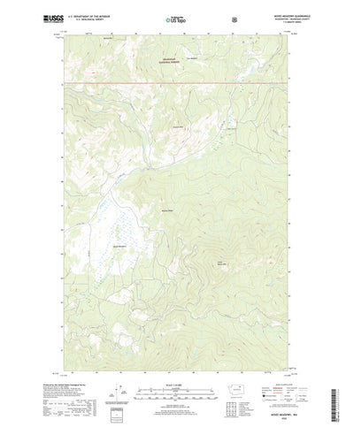 United States Geological Survey Moses Meadows, WA (2020, 24000-Scale) digital map