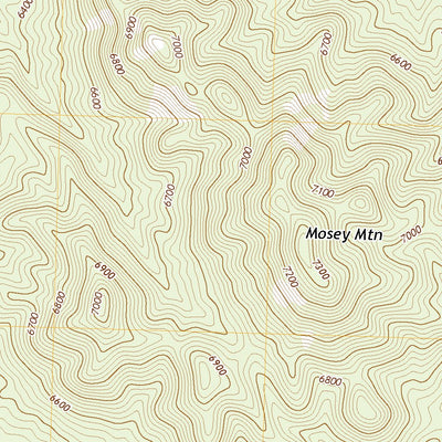 United States Geological Survey Mosey Mountain, NV (2021, 24000-Scale) digital map