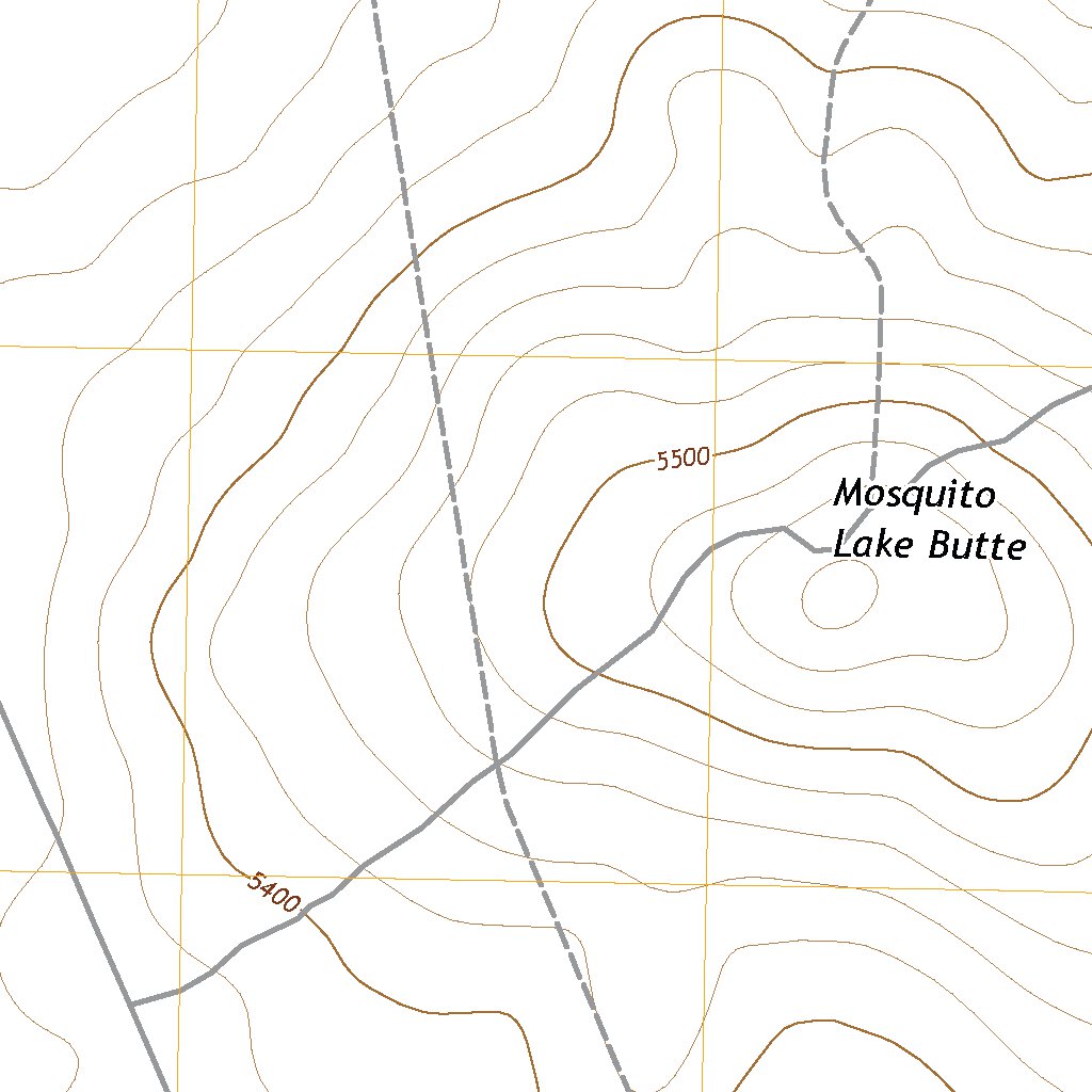 Mosquito Lake Butte ID 2020 - United States Geological Survey Mosquito Lake Butte Id 2020 24000 Scale Digital Map 37040710844572 