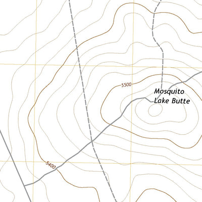 United States Geological Survey Mosquito Lake Butte, ID (2020, 24000-Scale) digital map