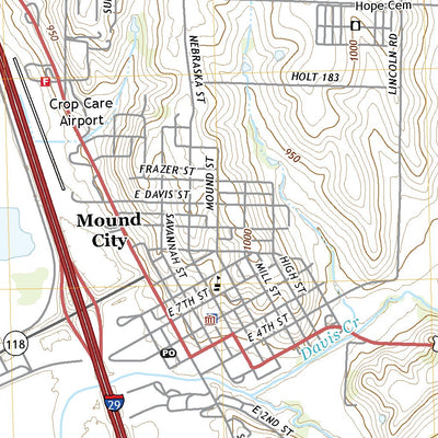United States Geological Survey Mound City, MO (2021, 24000-Scale) digital map