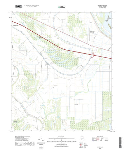 United States Geological Survey Mound, LA (2020, 24000-Scale) digital map