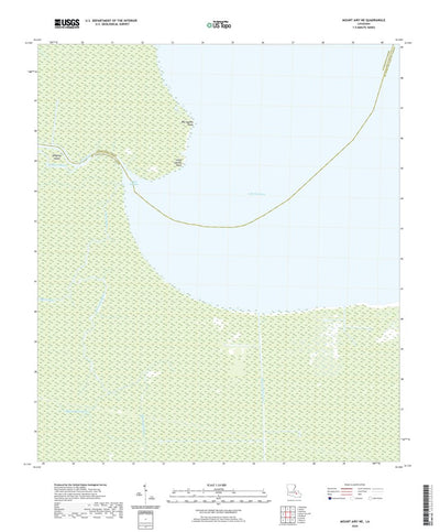 United States Geological Survey Mount Airy NE, LA (2020, 24000-Scale) digital map