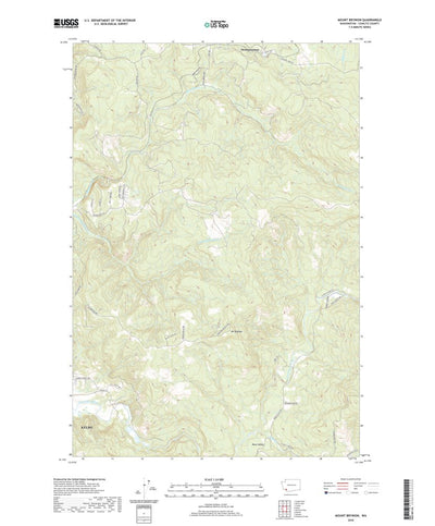 United States Geological Survey Mount Brynion, WA (2020, 24000-Scale) digital map