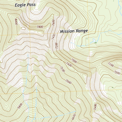 United States Geological Survey Mount Calowahcan, MT (2020, 24000-Scale) digital map