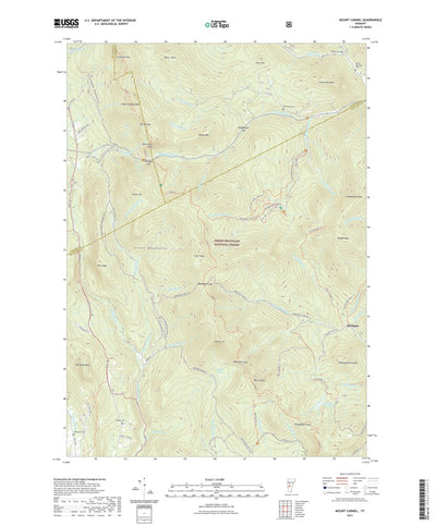 United States Geological Survey Mount Carmel, VT (2021, 24000-Scale) digital map