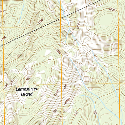 United States Geological Survey Mount Fairweather B-1 SE, AK (2021, 25000-Scale) digital map