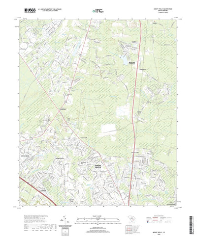 United States Geological Survey Mount Holly, SC (2020, 24000-Scale) digital map