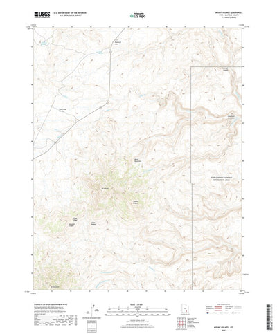 United States Geological Survey Mount Holmes, UT (2020, 24000-Scale) digital map