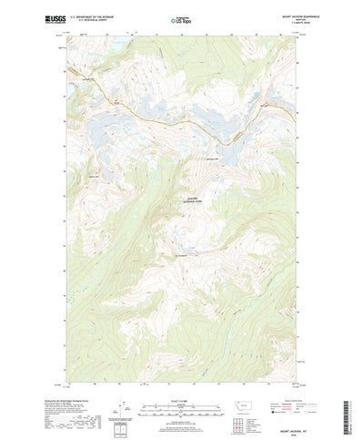 United States Geological Survey Mount Jackson, MT (2020, 24000-Scale) digital map