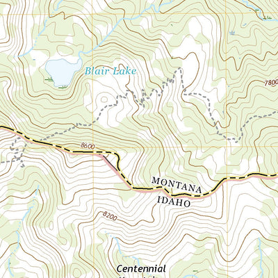 United States Geological Survey Mount Jefferson, MT (2020, 24000-Scale) digital map