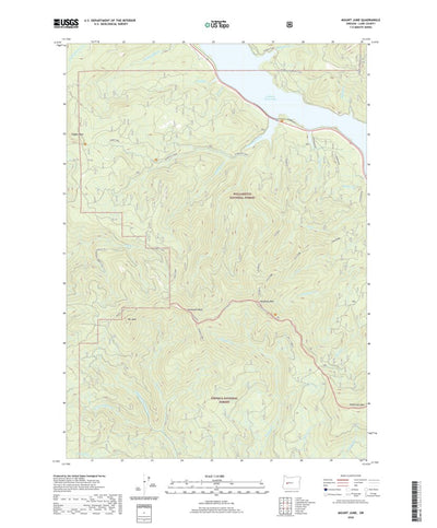 United States Geological Survey Mount June, OR (2020, 24000-Scale) digital map